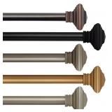 Florence 1 Window Curtain Rod with Finial