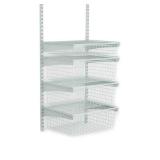 ClosetMaid  4 Sliding Basket ShelfTrack Kit