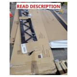 Assorted skid lot: Shower kit, stair riser, fridg