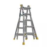 22 ft Aluminum 5-in-1 Ladder 375 lbs