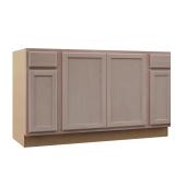 Hampton 60 in. Sink Base Cabinet, Unfinished