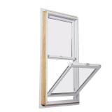 White Double-Hung Wood Window with Low-E