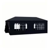 Unbranded 20x10 Black Canopy w/ 6 Sides