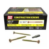 #8 x 2 in. Star Drive Screws 1 lb. Box