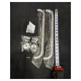 (2) Stainless Steel Grab Bars for Bathroom