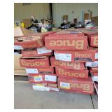 Lot of Bruce solid oak gunstock flooring