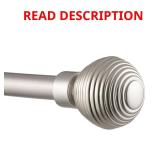 Modern Layer 66-120 in. Curtain Rod (Missing Ends