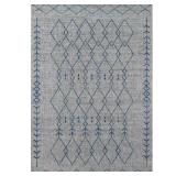 Villa Monaco Grey Rug 9x12 Outdoor/Indoor