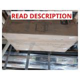 Metal Round Gas Fire Pit Table Set (Box A)