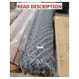 Unknown length of chain link fence