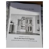John Lewis 12"x16" deep closet organizer