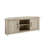 Camden Frosted Oak 58 in. Corner TV Stand