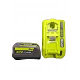 Ryobi Dual Platform Charger & 40V 6Ah Battery