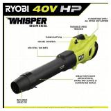 40V Brushless Leaf Blower (No Battery)
