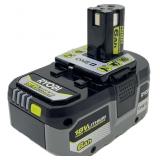 Ryobi P193 6.0Ah 18V Battery + Gauge