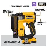 ATOMIC 20V MAX 23GA Pin Nailer Kit