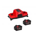 M18 Starter Kit: 2 6.0Ah Batteries + Charger