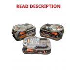 Box Lot Assorted Salvage Ridgid Batteries