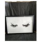 Framed Eyelash Sketch by Marmont
