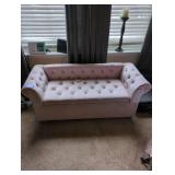 Pink Setee 54" W x 23" H
