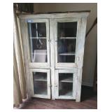 Vintage Wood Cabinet 50" W x 71" H