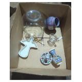 Assorted Decorative Pottery and Glassware