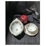 Carlsbad China Teacup and Saucer Set