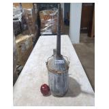 Vintage Metal Oil Can with Long Spout