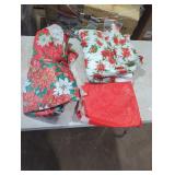 Assorted Festive table cloths