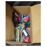 Assorted Decorative Holiday Ornaments Box