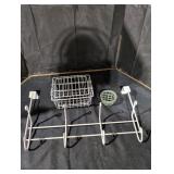 White Metal Over-Door Hook and Accessories Set