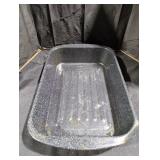 Large Speckled Baking Roasting Pan