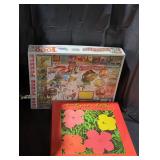 Two Vintage Jigsaw Puzzle Lot
