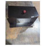 Contemporary Black Media Stand on Casters