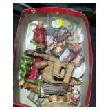 Box of Assorted Nativity Figurines