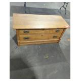 Vintage Wooden Blanket Chest