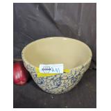 Vintage Blue Patterned Ceramic Bowl