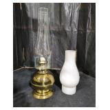 Vintage Oil Lamp with Extra Glass