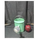 Vintage Green Metal Watering Can