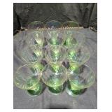 Iridescent Glasses with Uranium Bases
