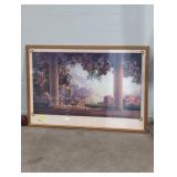 Framed Pastoral Scene Art Print