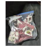 Holiday Village House Ornaments Set