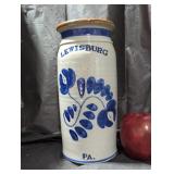 Lewisburg PA Stoneware Crock Vase