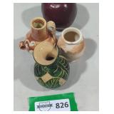Collection of 3 Decorative Miniature Vases