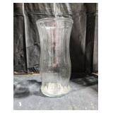 Vintage Curved Glass Vase