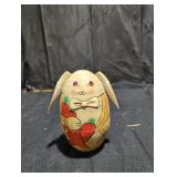 Hand-Painted Rabbit-Themed Nesting Doll Set