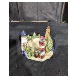 Ceramic Lighthouse Candle Holder