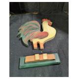 Wooden Rooster Decor