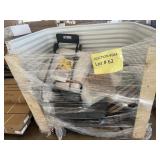 4ft6 window well, outdoor furniture, hand truck