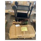 Oxford 24in Charcoal Grill, manual trailer mover